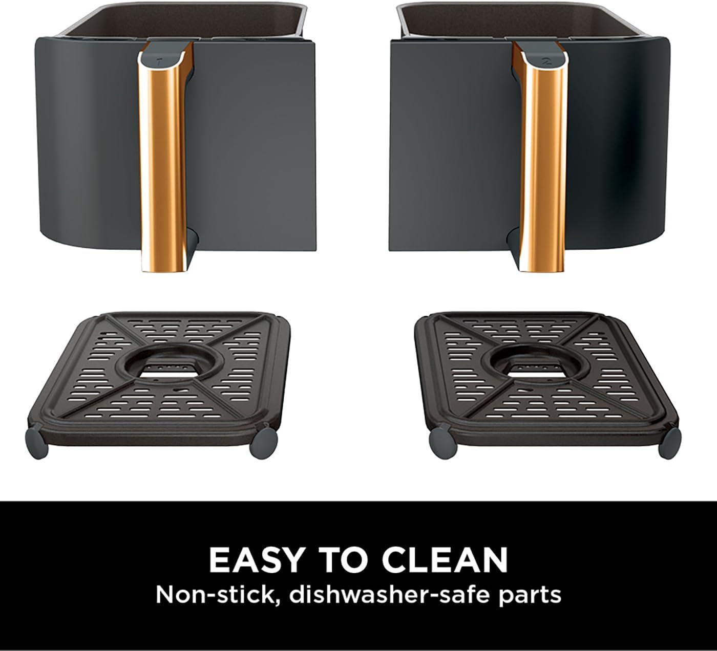 Big Sale-Foodi Dual Zone Digital Air Fryer, 2 Drawers, 7.6L, 4-in-1 , Fast Delivery from Selangor + 2 Years Warranty - Image 7