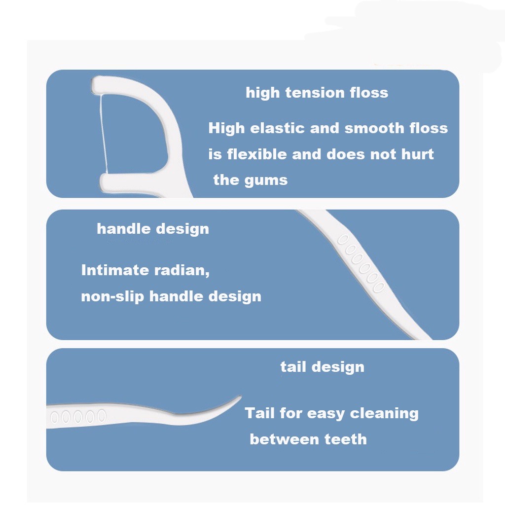 🦷 Clean Teeth Instantly! 500pcs Dental Floss Sticks – Malaysia Ready Stock 🇲🇾