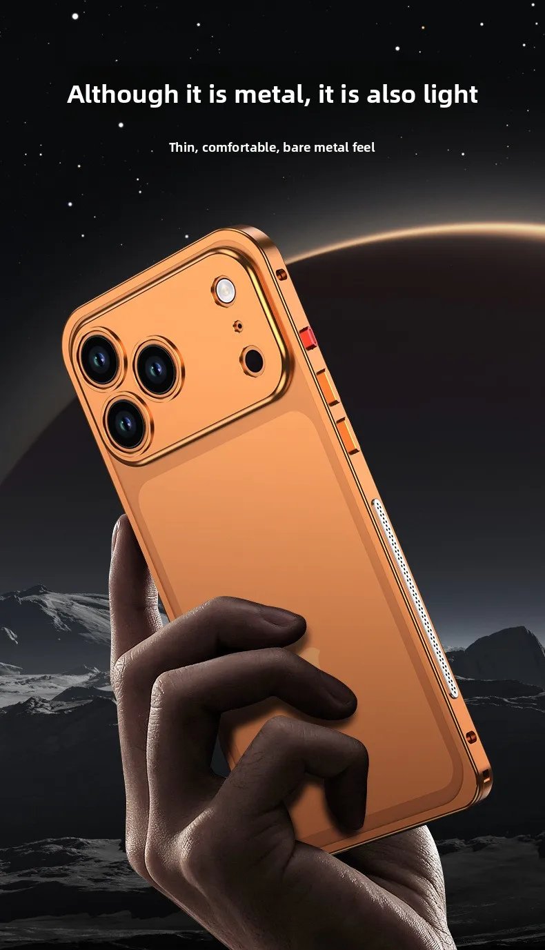 Luxury Case Metal Frame for iPhone 17 Series